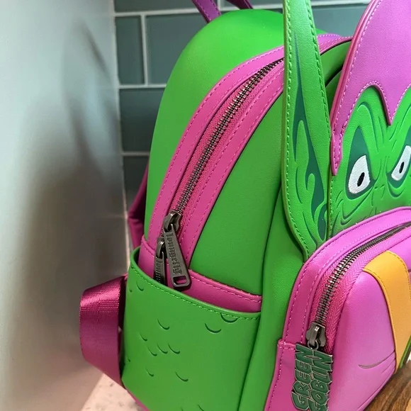 Loungefly NWT Marvel Amazing Spider-Man Green Goblin Green Purple Backpack - Picture 5 of 11